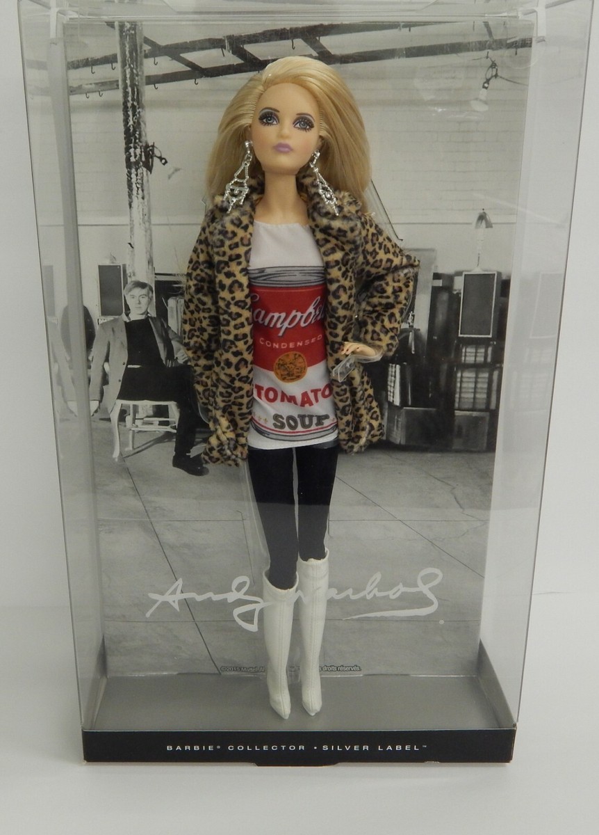 Barbie Collector Silver Label Created By ANDY WARHOL Foundation