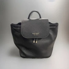 $328 Kate Spade Medium Leather Backpack Black GUC