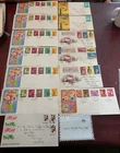Singapore First Day Covers 1960's x 12 & 2 others Including Leaflets Job Lot
