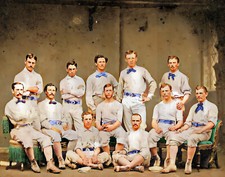 1874 Philadelphia Athletic Baseball Teem 14 x 11" Photo Print