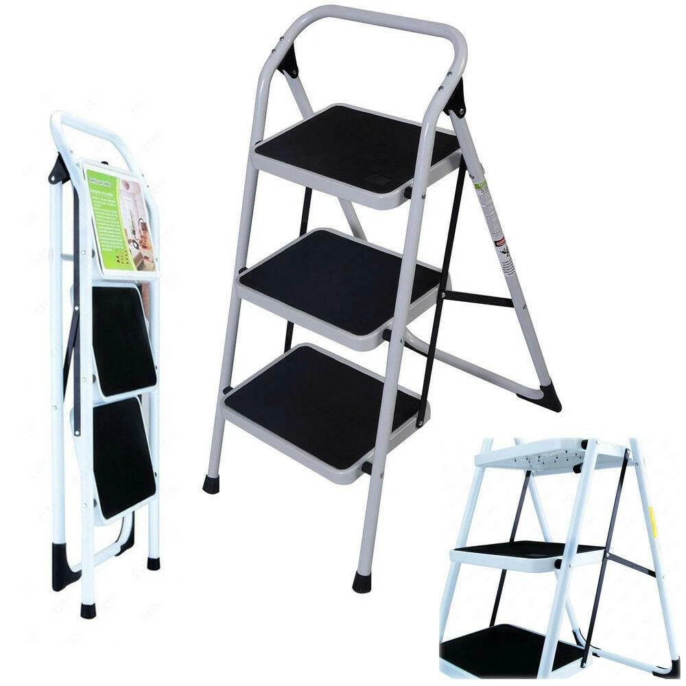 Plastic store stool ladder