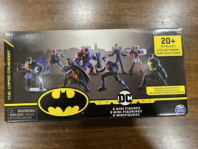 Lot De 8 Figurines Batman 5,1cm - Super-héros Et Méchants De Gotham - Pour Collection Ou Jeu Dès 3 Ans