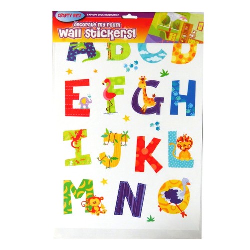 Decorate My Room Large Alphabet Childrens Wall Stickers Cute or
