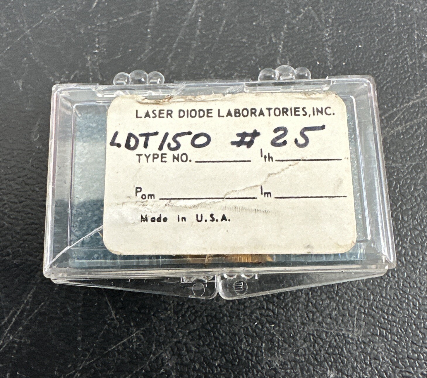 Laser Diode Laboratories LDT 150 (untested)