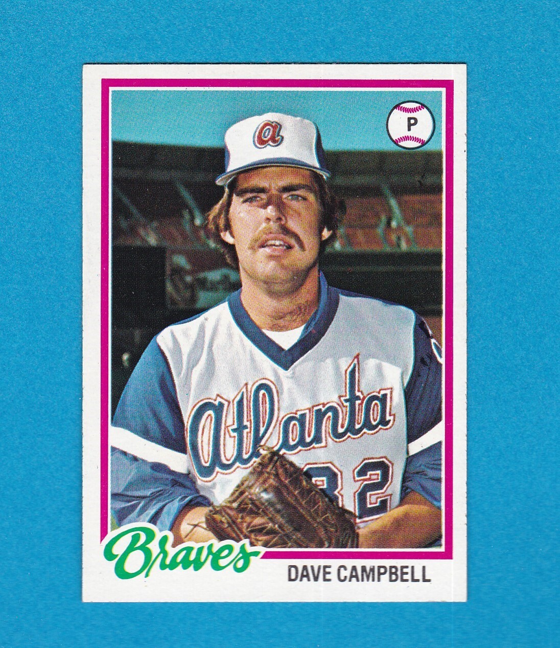 1978 TOPPS BASEBALL SET BREAK 402 DAVE CAMPBELL BRAVES NM/MT