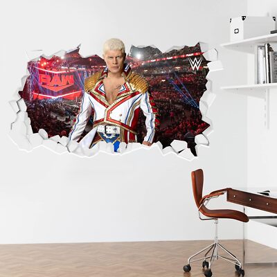 WWE Wandsticker - Cody Rhodes Broken Wandtattoo Wrestling Wandbild Kunst