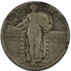 1929-S Standing Liberty Quarter 25C VG/F Details US Coin