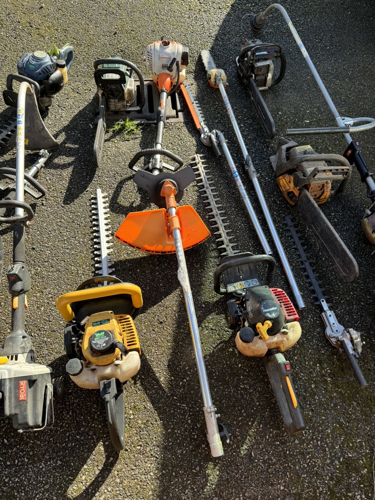 Petrol Tools Chainsaws Hedge Cutters Generator Etc Job Lot Spares Or