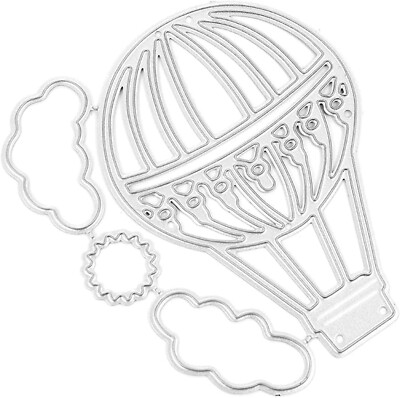 Hot Air Balloon Die Cut for Card Making, Hot Air Balloon Metal Cutting Dies C...