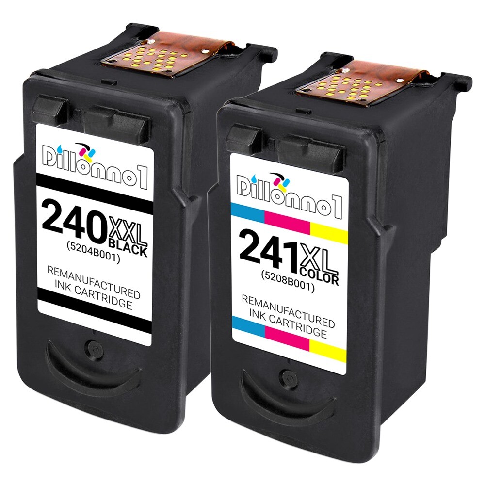 2pk Canon PG240XXL CL241XL Ink for Pixma MX472 MX479 MX522 MX532 TS5120