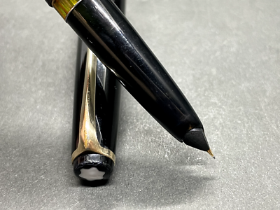 Excellent] MONTBLANC No.14 BlackGT Vintage PistonFiller Fountain