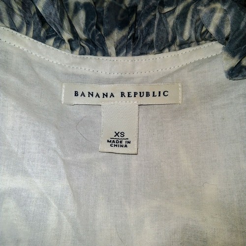 Banana Republic Tank Top Women Cotton Silk Blend Size XS Raw Edge Lined - Picture 4 of 5