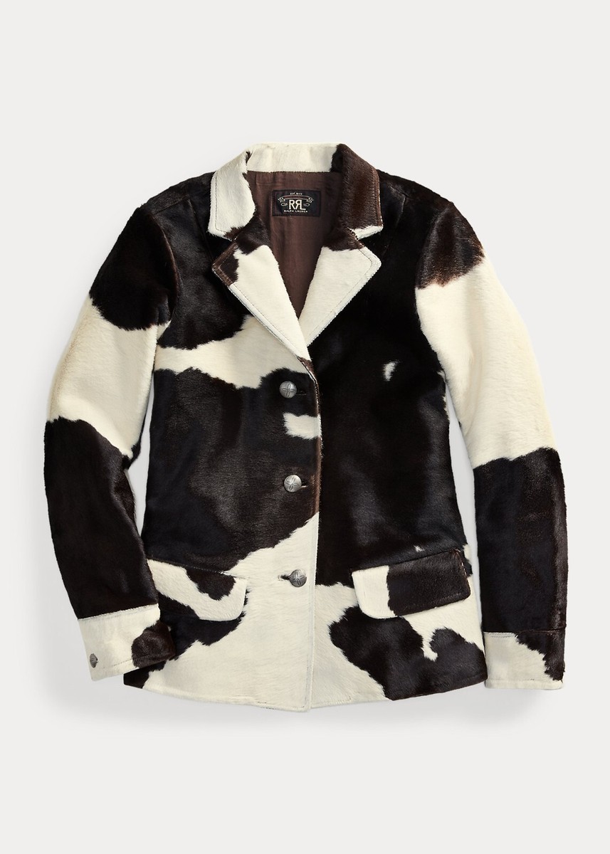 RRL Double RL Ralph Lauren Haircalf Hair on Hide Jacket in