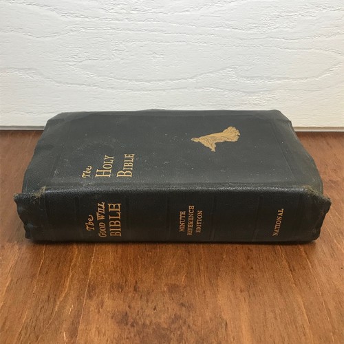 Vintage 1943 The Good Will Holy Bible Minute Reference Edition National Black - Picture 3 of 12