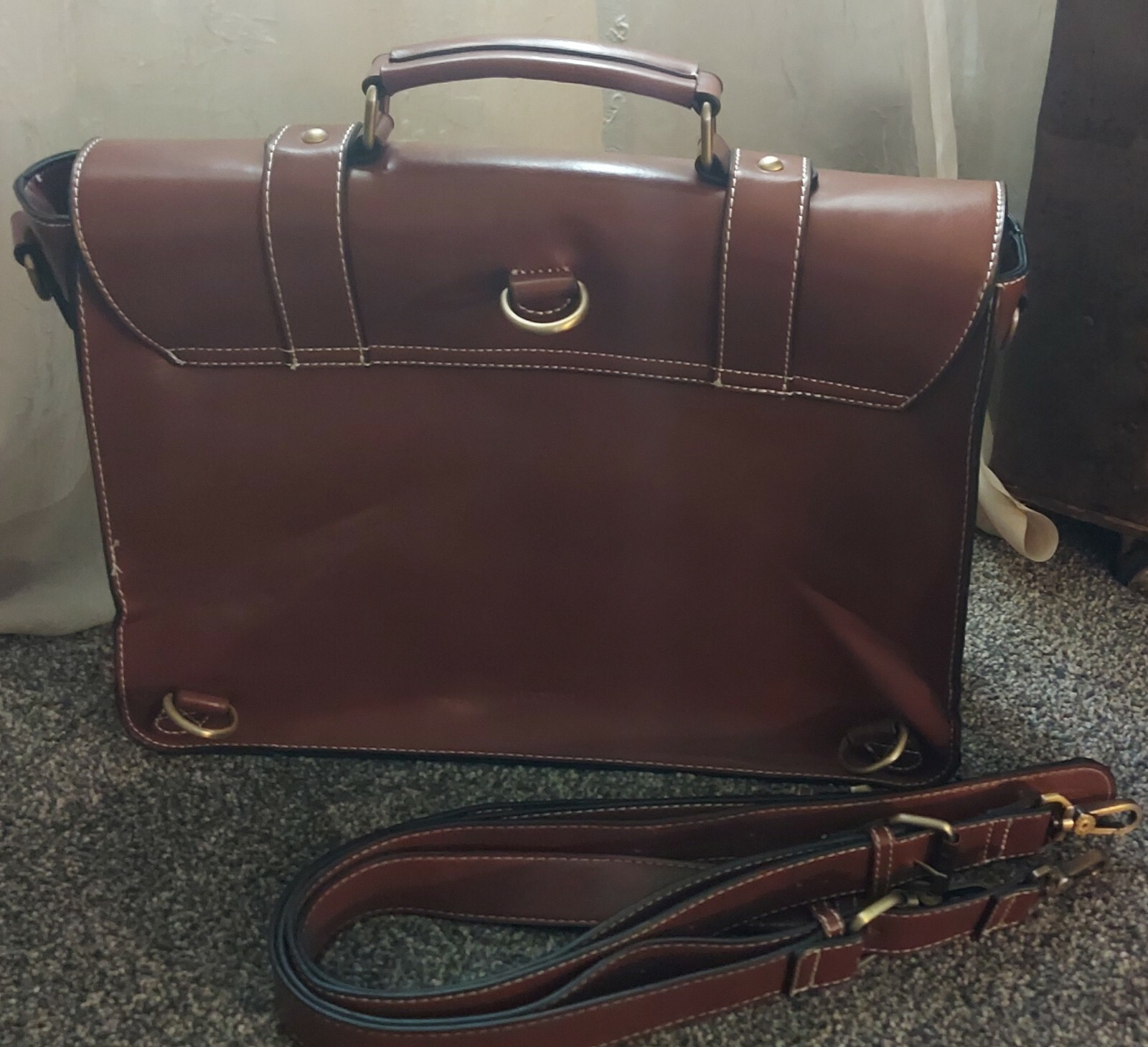 ECOSUSI Womens Vegan Leather Classic Big Laptop Bag/B… Gem