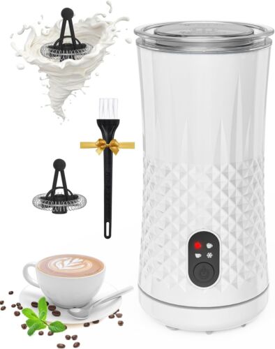 Electric Milk Frother Steamer Automatic Hot&Cold Foam Quick Maker Coffee Machine - Picture 1 of 9