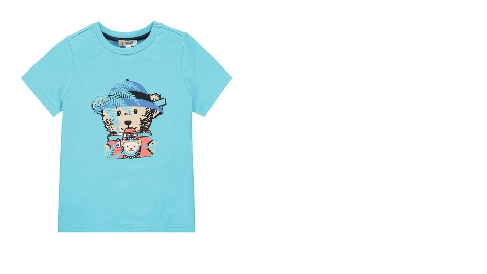 STEIFF safari bär Shirt, türkis gr. 98 - Bild 1 von 1