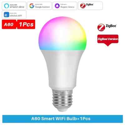 Zigbee E27 RGB WW CW Sonoff Tuya eWelink Smart Life Philips HUE IoBroker Alexa