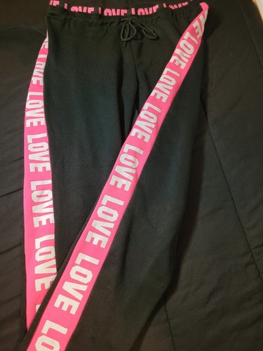 Bobbie Brooks Ladies Plush Gray Fleece Pajama Pants Size 2Xlarge Love Preowned - Picture 3 of 8