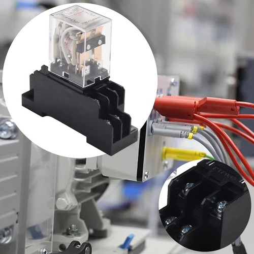 110/120V AC, 220/230V AC Power Relay Coil DPDT LY2NJ 8 Pin With Socket Base - Picture 36 of 43