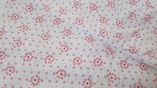 1yd 44"W Vtg RAGGEDY Ann Andy Sprinkled Hearts Daisy Kingdom Cotton Fabric 4281