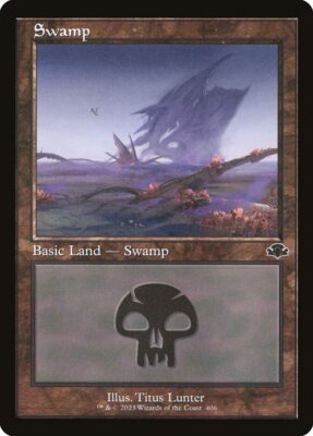 MTG Magic the Gathering Swamp (406/520) Dominaria Remastered LP