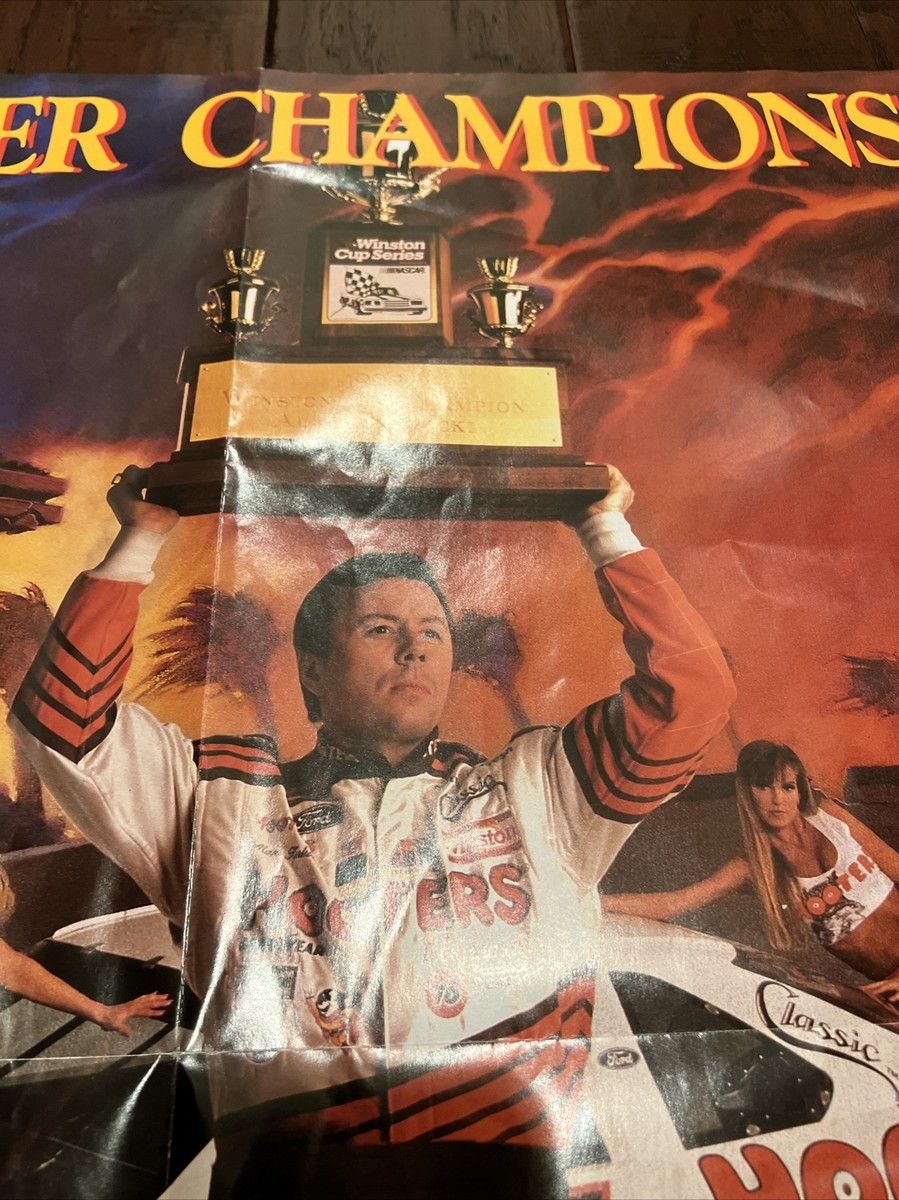 Alan Kulwicki Hooter Racing Poster Forever Champions NASCAR Alan Kulwicki Hooter Racing Poster Forever Champions NASCAR