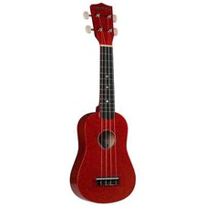 Diamond Head Hot Rod Series Ukulele, Soprano Size, Candy Apple Red