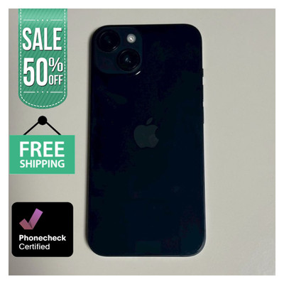 Apple iPhone 14 128GB 256GB 512GB Unlocked Verizon 5G Starlight Midnight 