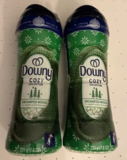 2-DOWNY Cozy Collection Laundry IN-Wash Scent Booster Enchanted Woods 7.8oz NEW