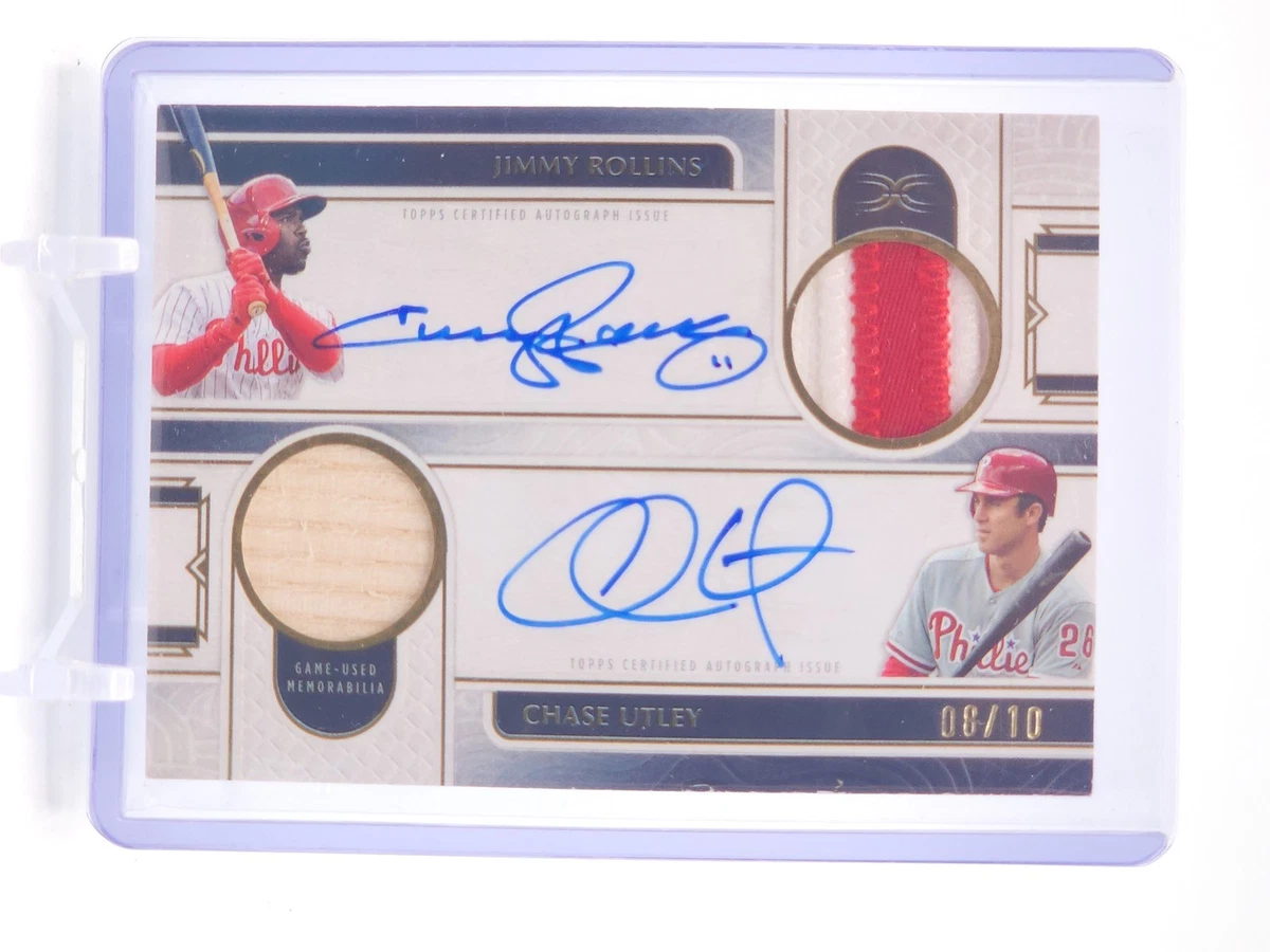 Jimmy Rollins Baseball Serial Numbered Sports Trading Cards 