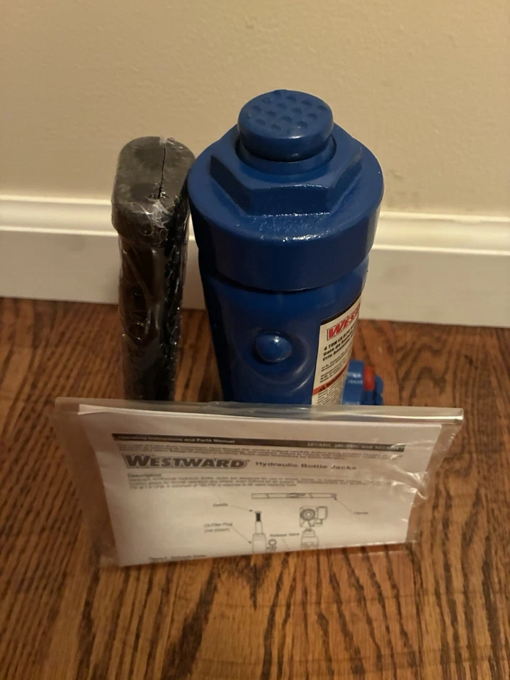 Gato de botella hidráulico Westward de 4 toneladas capacidad 8 000 libras nuevo en caja hecho en China Foto 4 de 4