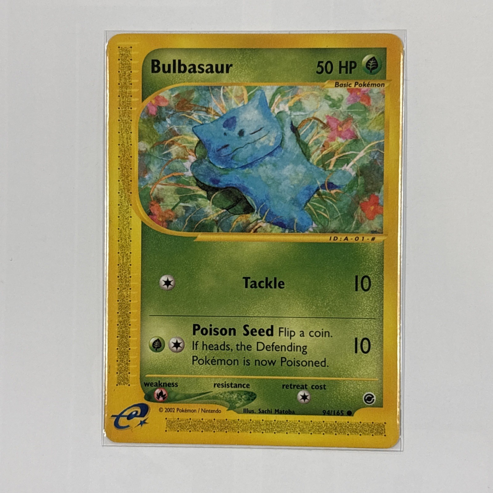 Pokémon TCG Bulbasaur Expedition Base Set, Card 94/165, Regular Common MP