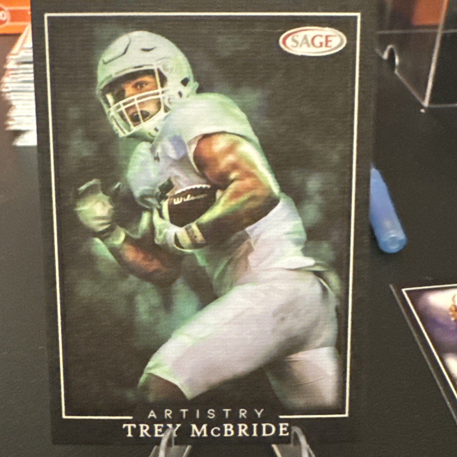 2022 SAGE Artistry - Trey McBride #85 (RC) Canvas Parallel And Base