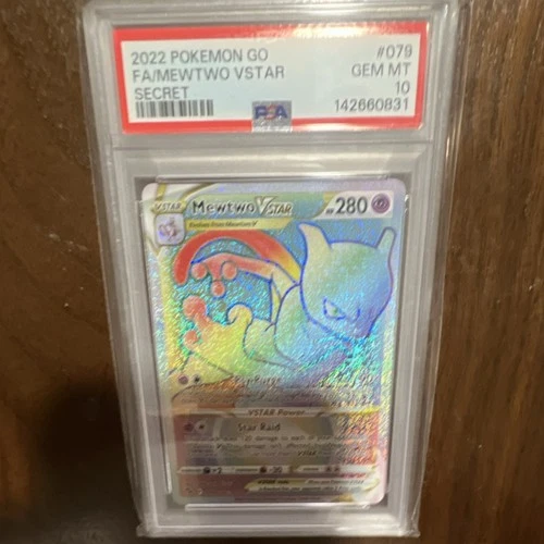 Pokémon Mewtwo VSTAR 079/078 GO Secret Rare Holo PSA 10 2022 280 HP