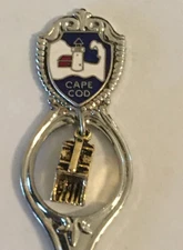 Cape Cod Massachusetts Vintage Souvenir Spoon Collectible