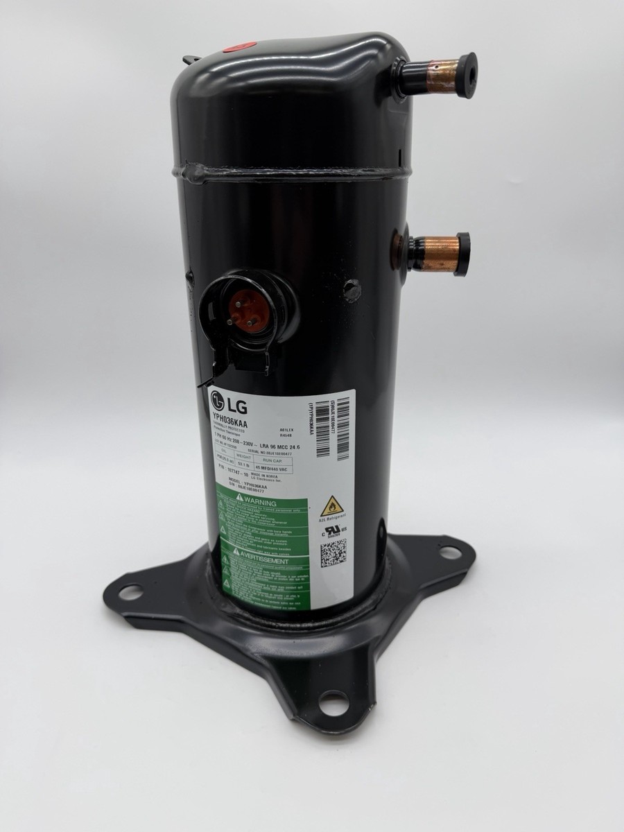 LG YPH036KAA Compressor R454B 3.5 Ton 1 PH 208-230V 27U21 Lennox