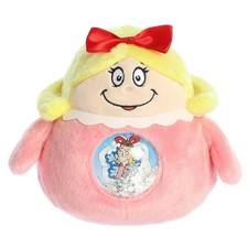 Aurora Whimsical Dr. Seuss Shaker Cindy Lou Who Stuffed Doll - Pink 7.5 Inches