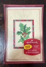 Hallmark Vintage Holiday Boxed Cards 15 Christmas Greeting Cards and Envelopes
