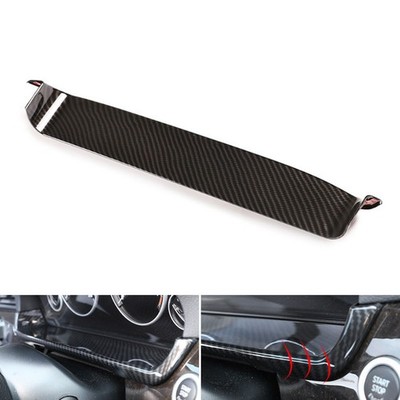 Carbon Fiber Black Front Dashboard Lower Panel ABS Cover For BMW 5Series F10 F11