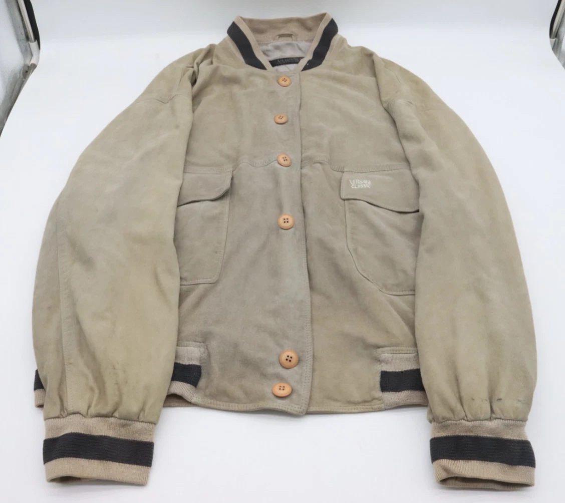 Versace Coats, Jackets & Vests for Suede Outer Shell Men for Sale