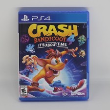 Crash Bandicoot 4: It's About Time Sony PlayStation 4 PS4 Video Game Tested 