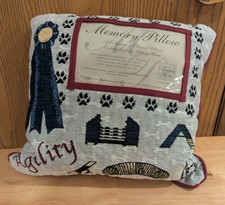 New Decorative Dog Pillows-Agility Picture Pillows- Box 20 Original Packaging