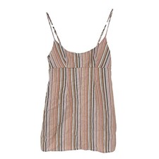 Altar'd State Striped Mini Dress Cotton Blend Casual Sleeveless Size M