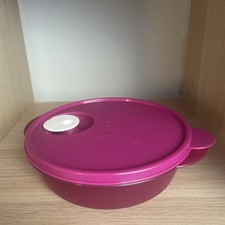 Tupperware Microwellen Behälter Rund 850ml Ohne Abtrennung Lila Neu