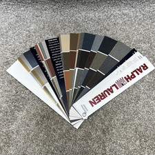 VTG Ralph Lauren Unique Finishes  Fan Deck Swatches Sample 1996