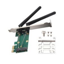 Bezprzewodowa karta Wifi Pci-E Express na Pci-E adapter z 2 antenami zewnętrznymi4235