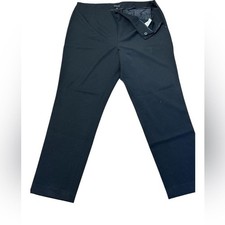 Talbots Sz 14 straight leg curvy casual classic - business- office black pants