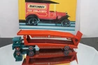 1964 MATCHBOX LESNEY MAJOR PACK M-8-B GUY WARRIOR CAR TRANSPORTER GREY WHEELS!