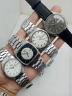 Lot of 4 Vintage Seiko 5 Automatic 6309 Day-Date Men's Japanes Wristwatches